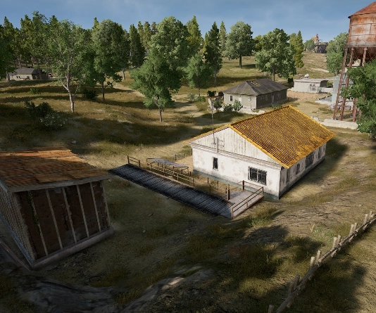 Guess the location on the PUBG Erangel map