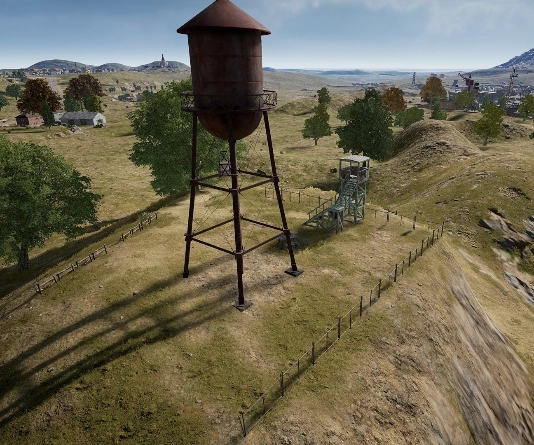Guess the location on the PUBG Erangel map