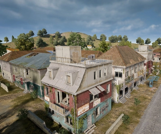 Guess the location on the PUBG Erangel map
