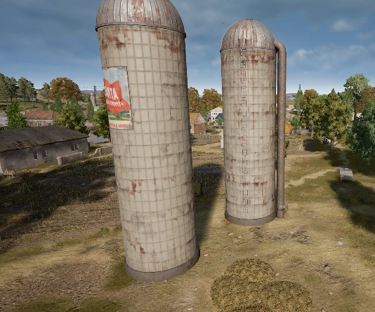 Guess the location on the PUBG Erangel map