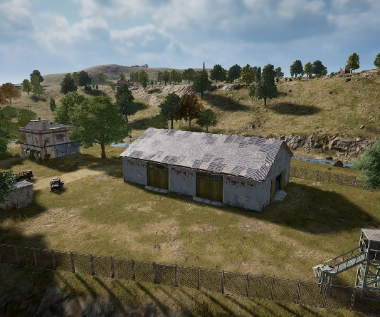 Guess the location on the PUBG Erangel map