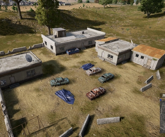 Guess the location on the PUBG Erangel map