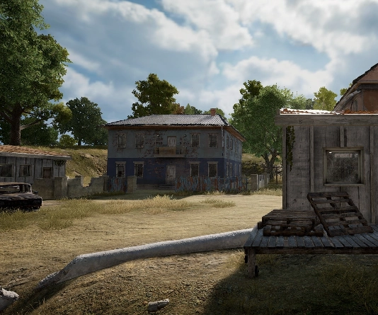 Guess the location on the PUBG Erangel map