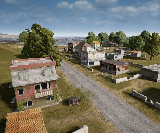 Guess the location on the PUBG Erangel map