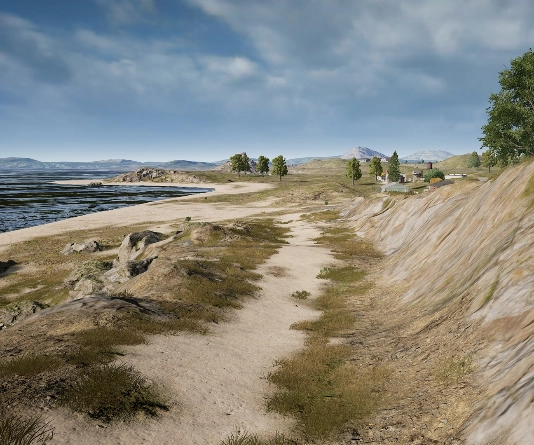 Guess the location on the PUBG Erangel map