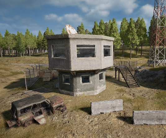 Guess the location on the PUBG Erangel map