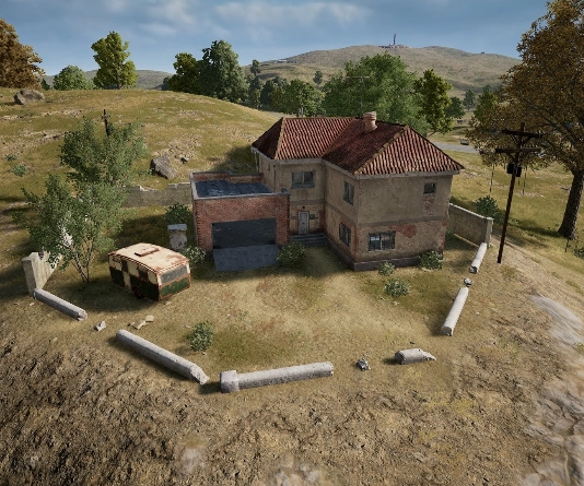 Guess the location on the PUBG Erangel map