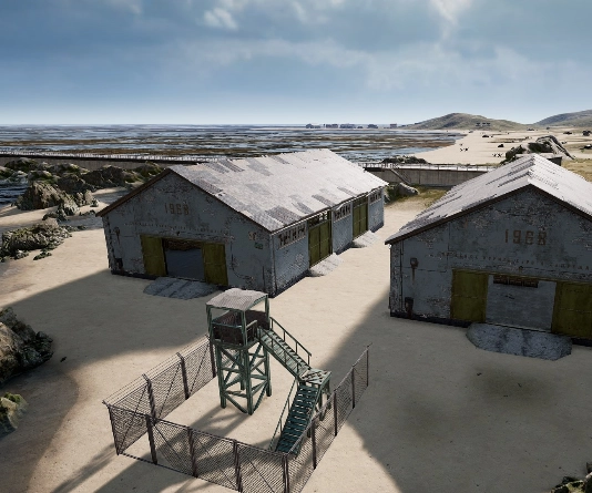 Guess the location on the PUBG Erangel map