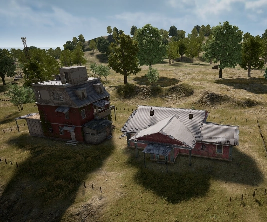 Guess the location on the PUBG Erangel map