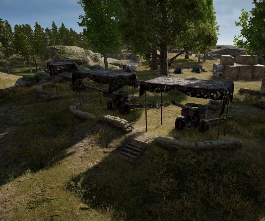 Guess the location on the PUBG Erangel map