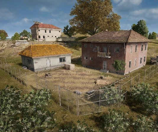 Guess the location on the PUBG Erangel map