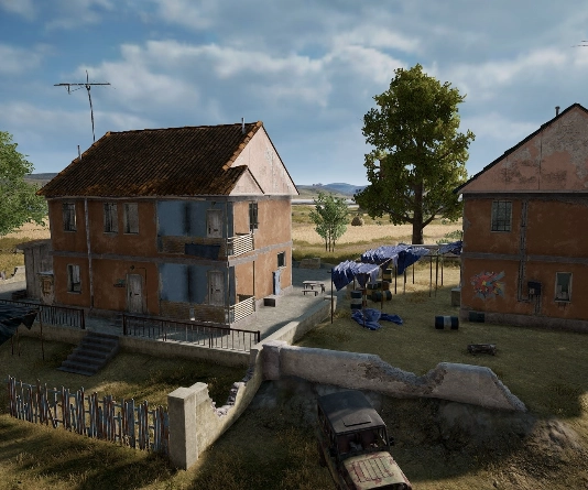 Guess the location on the PUBG Erangel map