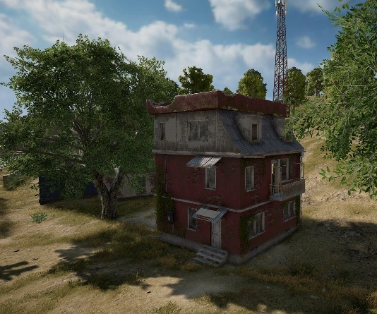 Guess the location on the PUBG Erangel map