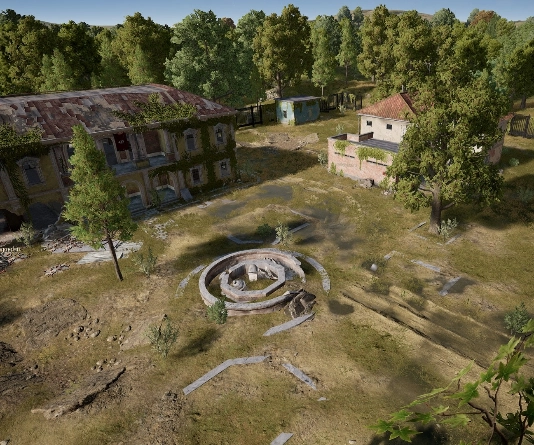 Guess the location on the PUBG Erangel map