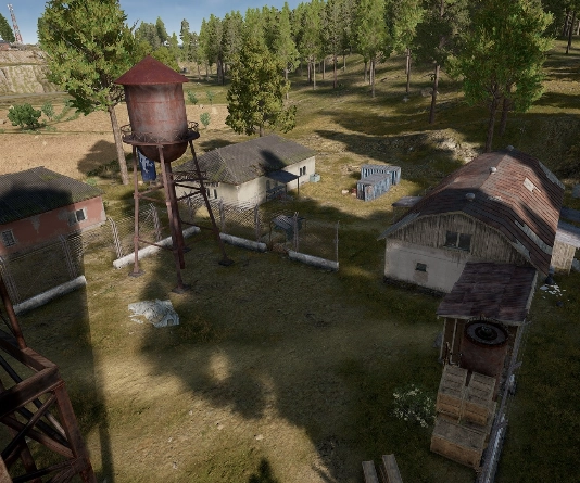 Guess the location on the PUBG Erangel map