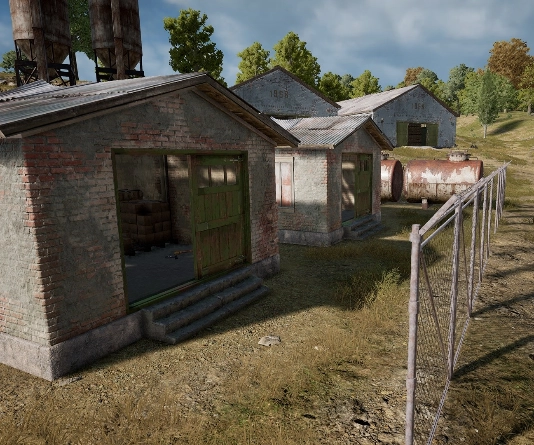 Guess the location on the PUBG Erangel map