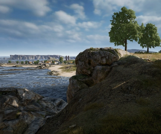 Guess the location on the PUBG Erangel map