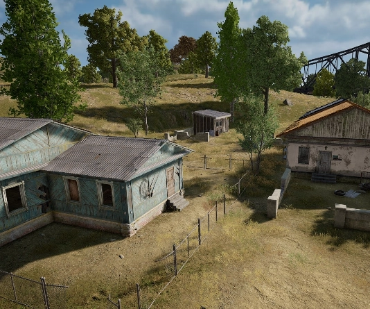 Guess the location on the PUBG Erangel map