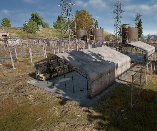 Guess the location on the PUBG Erangel map