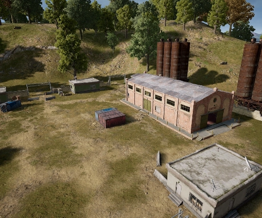 Guess the location on the PUBG Erangel map