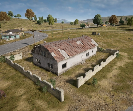 Guess the location on the PUBG Erangel map