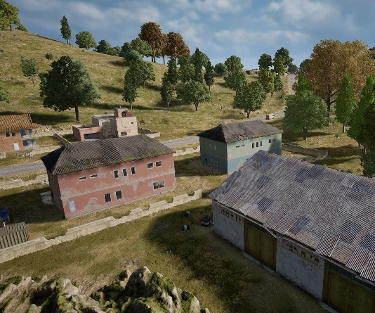 Guess the location on the PUBG Erangel map