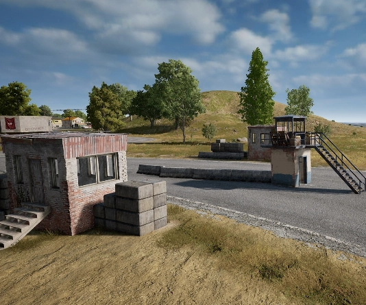 Guess the location on the PUBG Erangel map