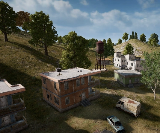 Guess the location on the PUBG Erangel map