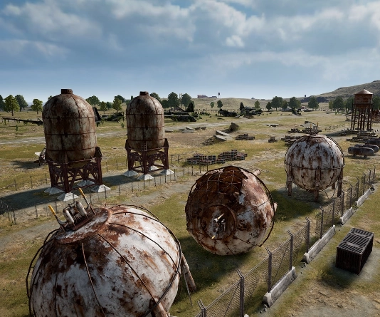 Guess the location on the PUBG Erangel map