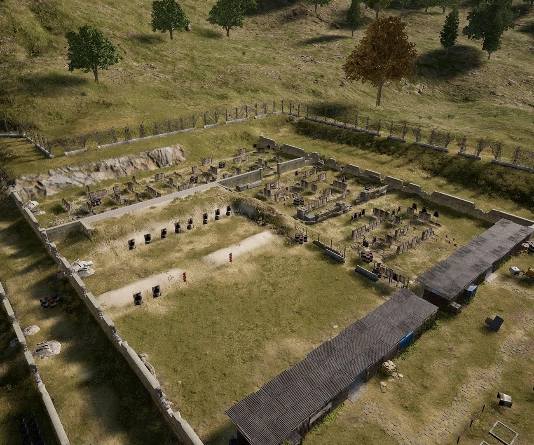 Guess the location on the PUBG Erangel map