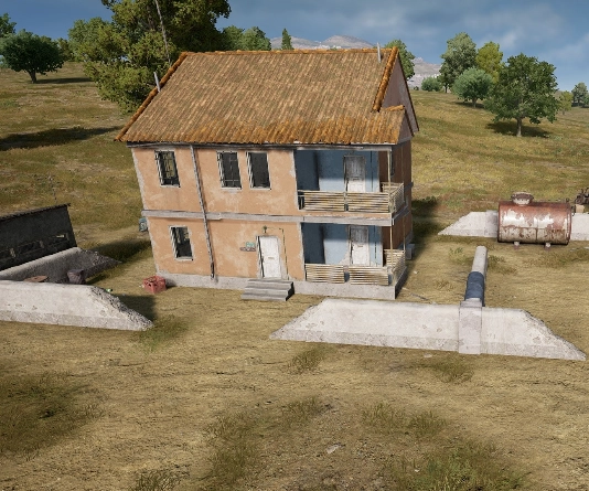 Guess the location on the PUBG Erangel map