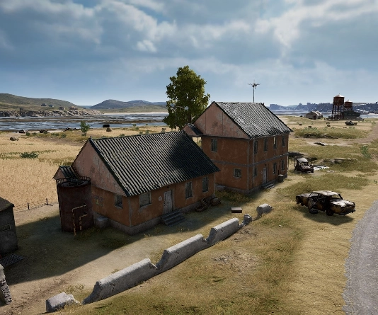 Guess the location on the PUBG Erangel map