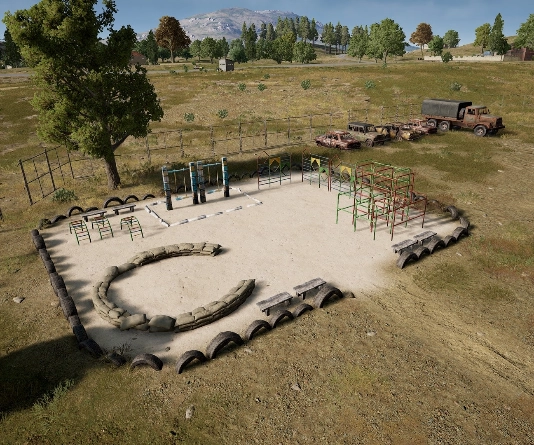 Guess the location on the PUBG Erangel map