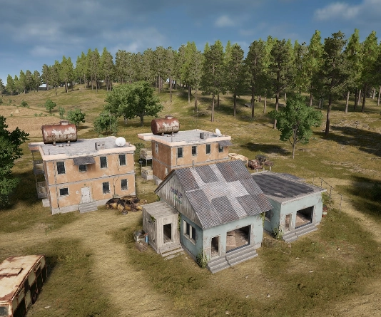 Guess the location on the PUBG Erangel map