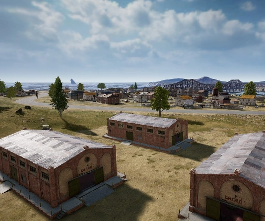 Guess the location on the PUBG Erangel map