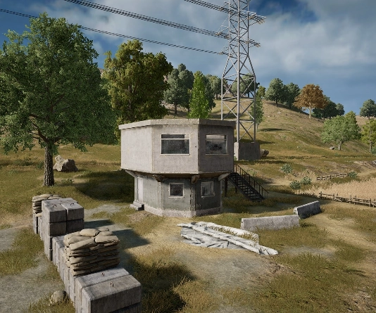 Guess the location on the PUBG Erangel map