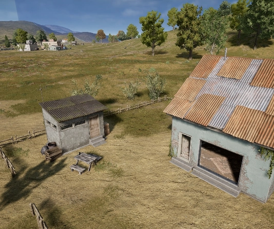 Guess the location on the PUBG Erangel map