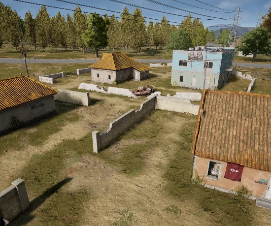 Guess the location on the PUBG Erangel map