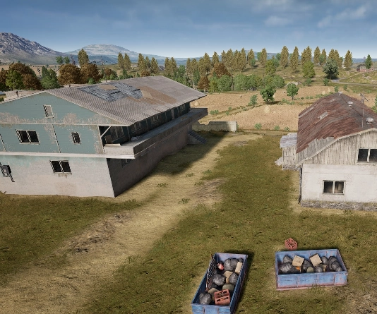 Guess the location on the PUBG Erangel map