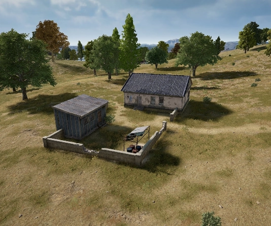 Guess the location on the PUBG Erangel map