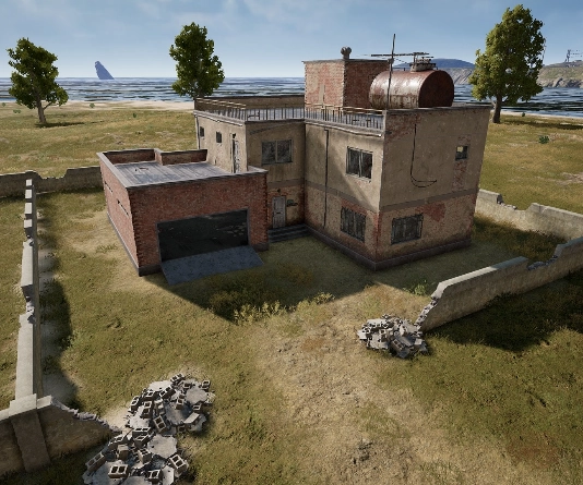 Guess the location on the PUBG Erangel map