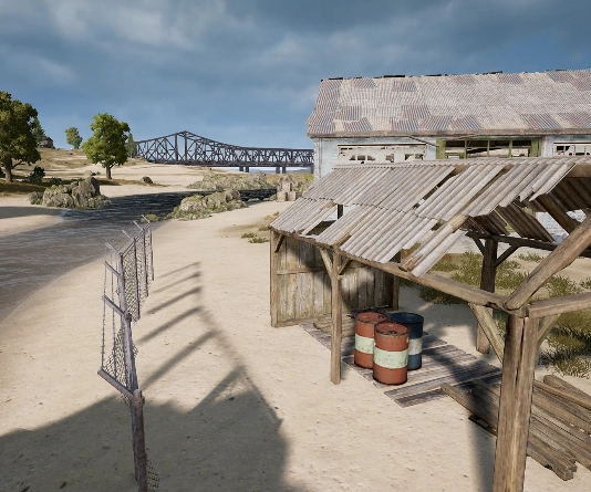 Guess the location on the PUBG Erangel map