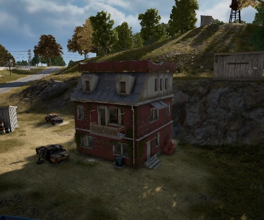 Guess the location on the PUBG Erangel map