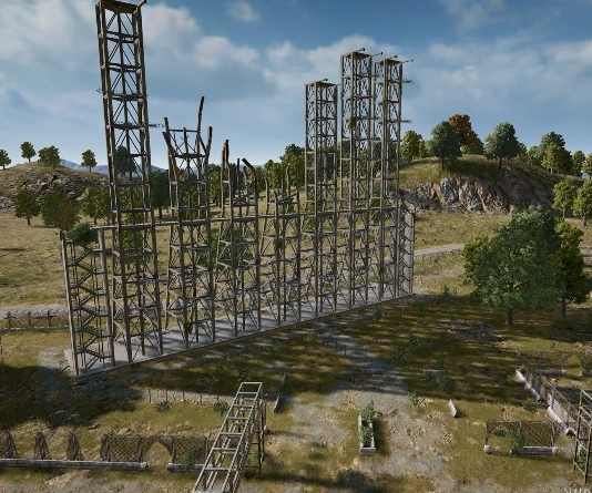 Guess the location on the PUBG Erangel map