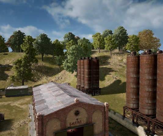 Guess the location on the PUBG Erangel map