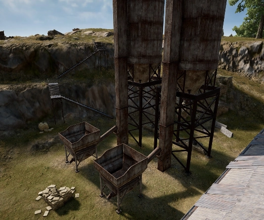 Guess the location on the PUBG Erangel map