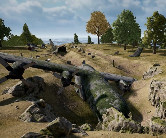 Guess the location on the PUBG Erangel map