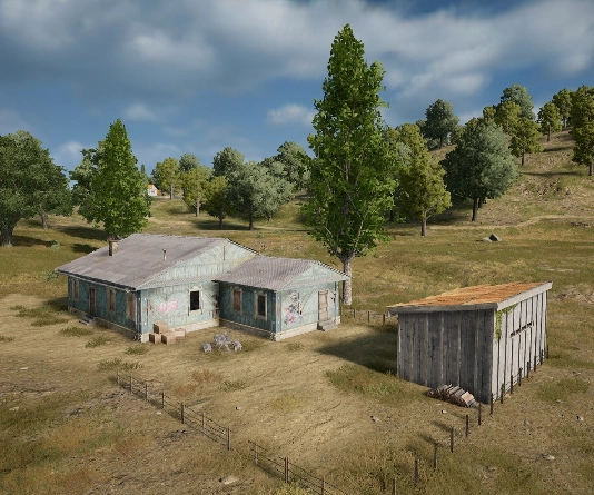 Guess the location on the PUBG Erangel map