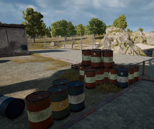 Guess the location on the PUBG Erangel map