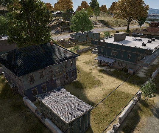 Guess the location on the PUBG Erangel map